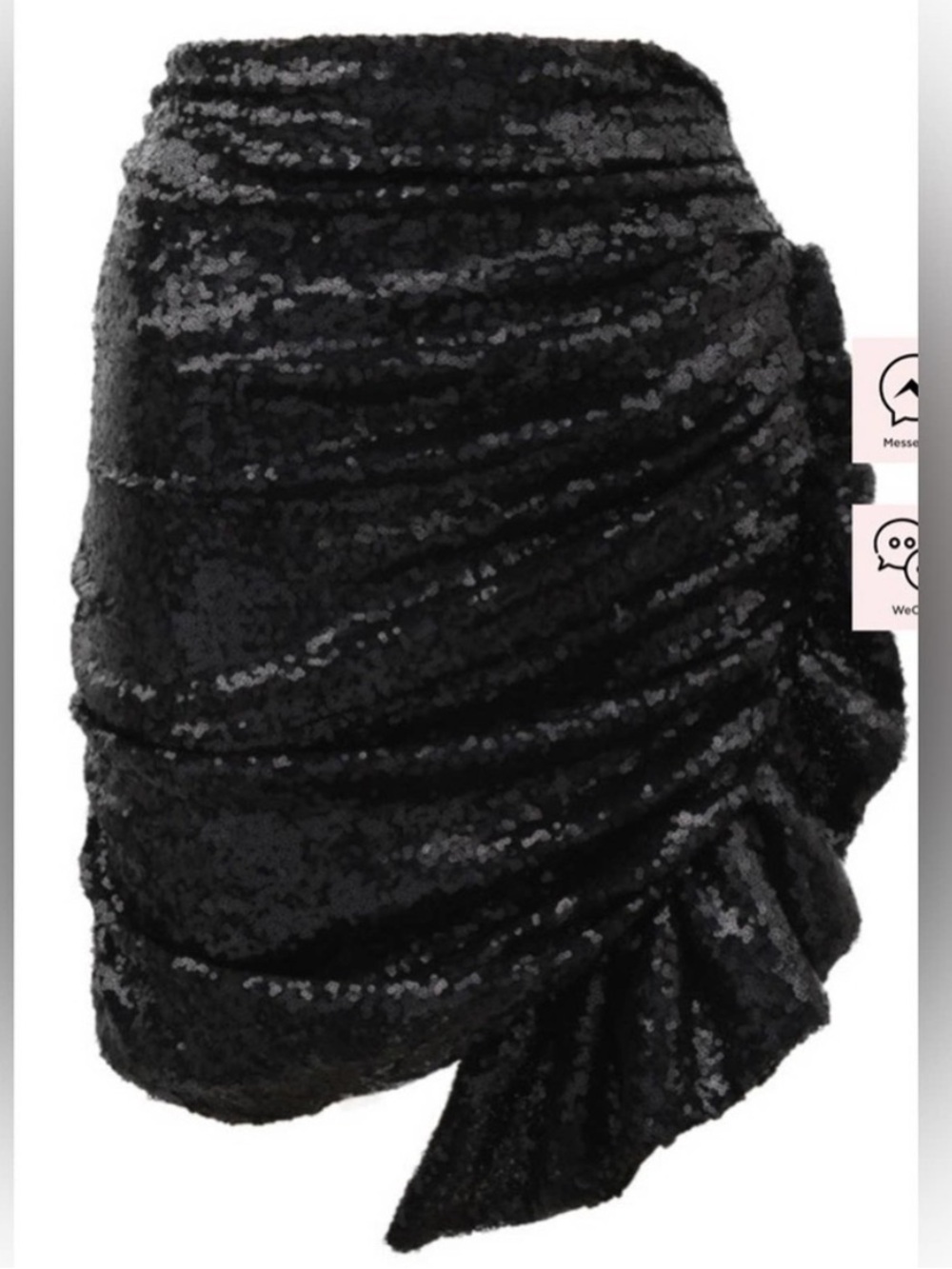 NWT House of CB Jacques Skirt-Black